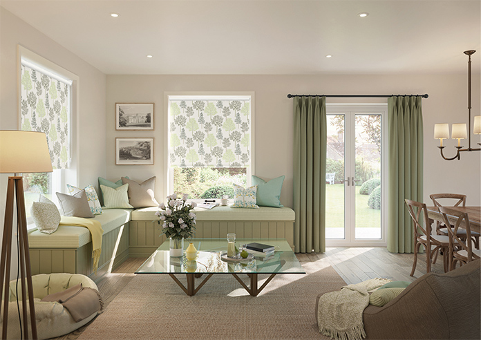 Coppice, Olive - Twist&Fit Roller Blind - Image 8